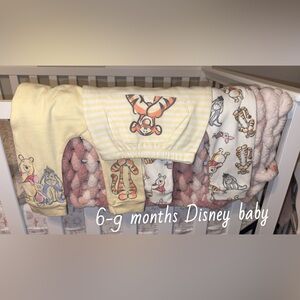 Disney Tigger Baby pants Set in Yellow and White 3pairs